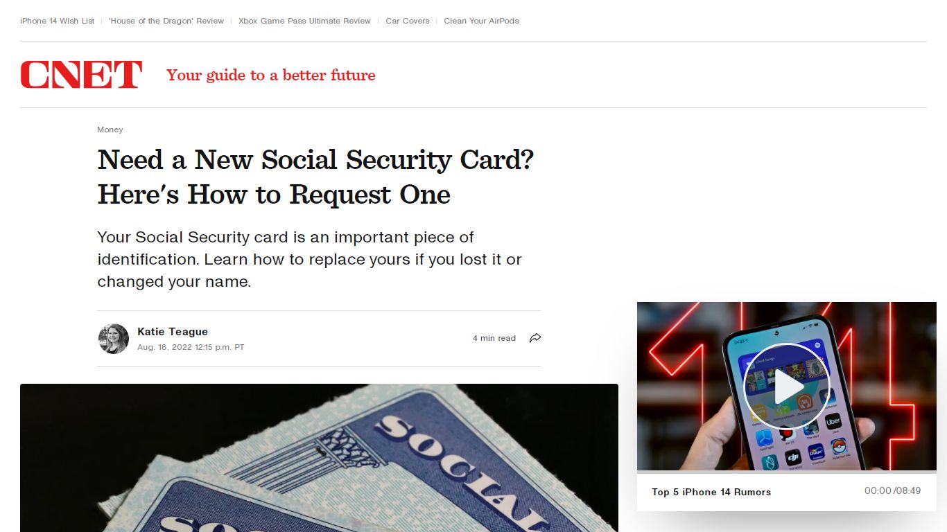 Need a New Social Security Card? Here's How to Get One
